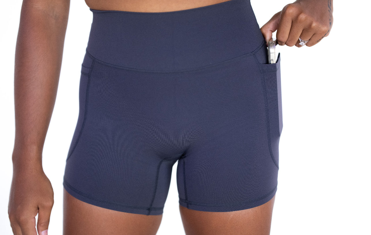High Waisted Pocket Shorts