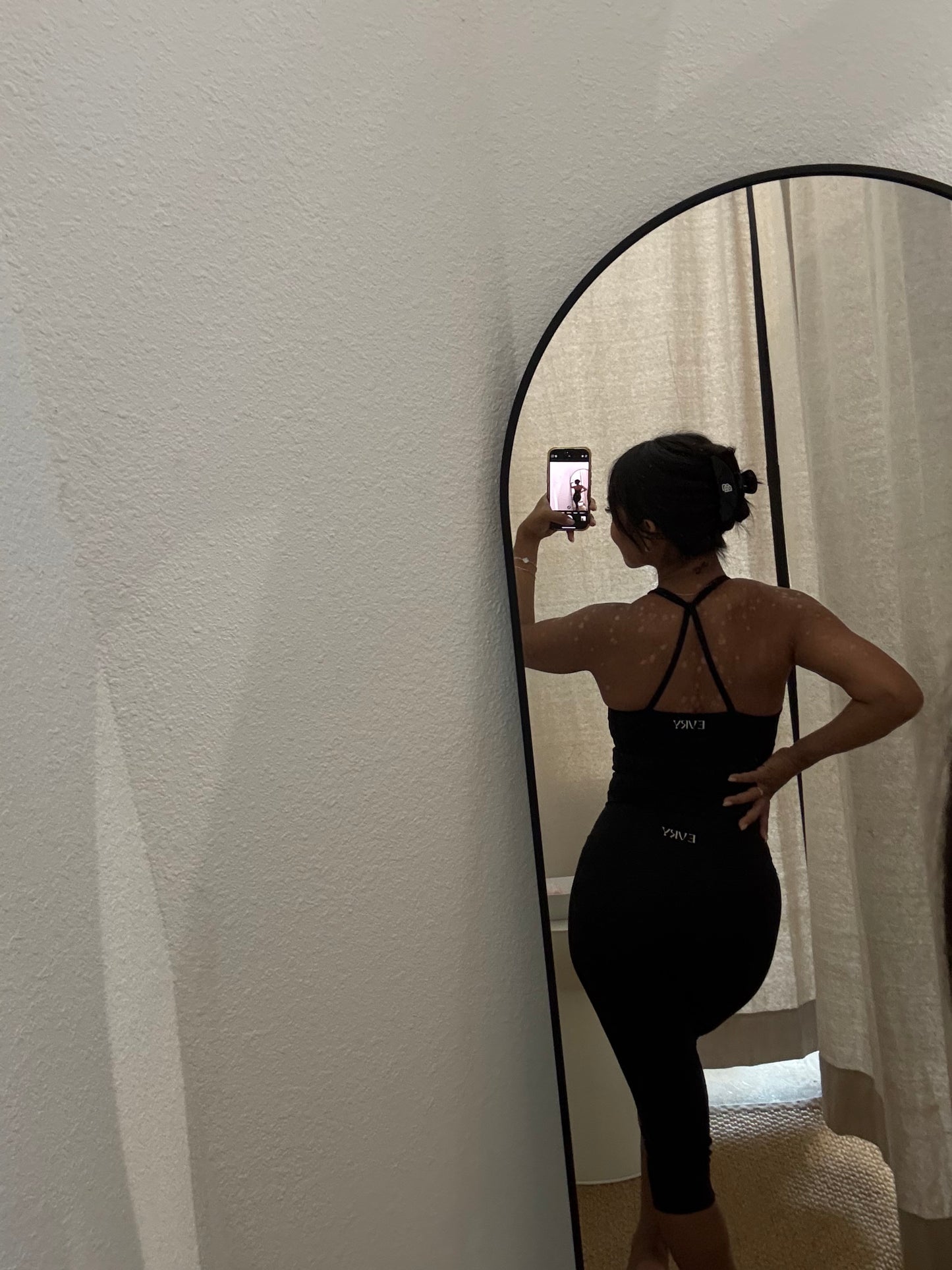 Black Scrunch Tank