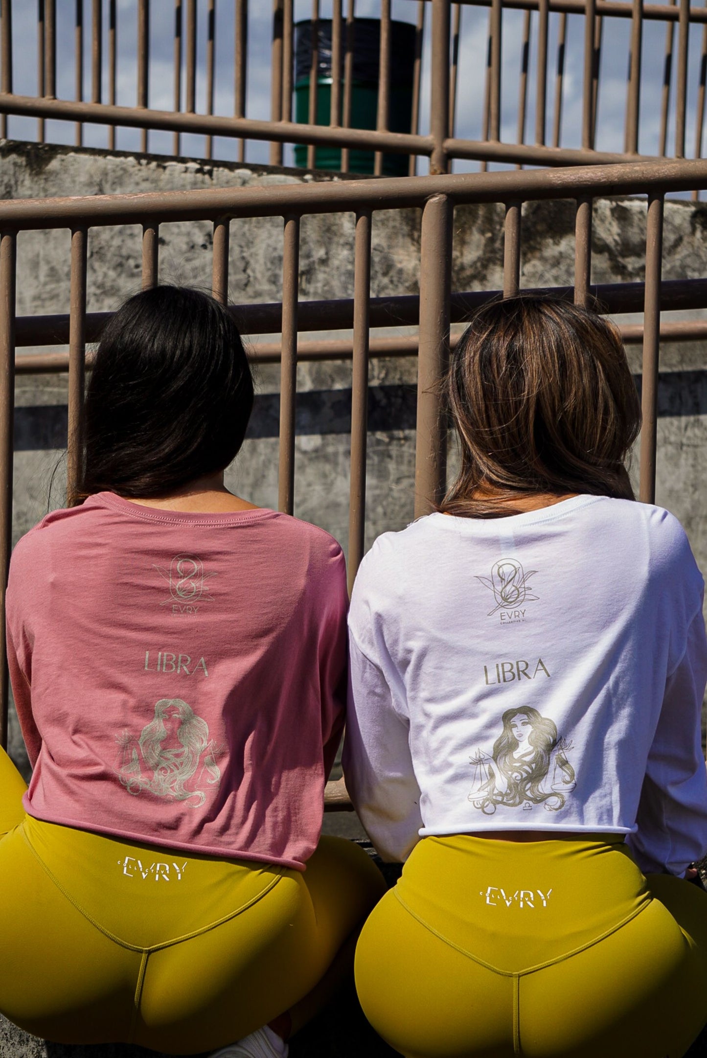 Libra SZN Rose Long Sleeve Crop