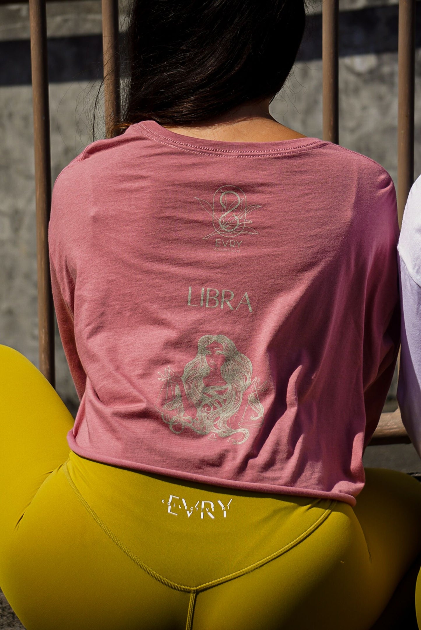 Libra SZN Rose Long Sleeve Crop