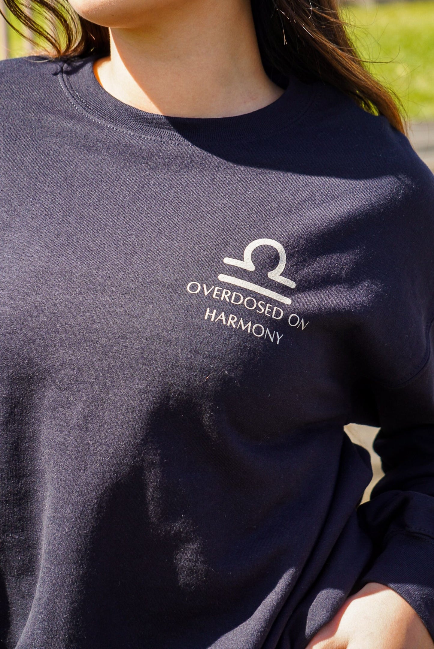 Libra SZN Black Crewneck Sweater