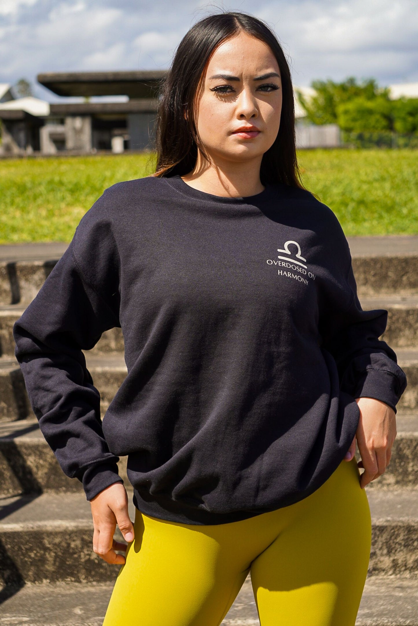 Libra SZN Black Crewneck Sweater