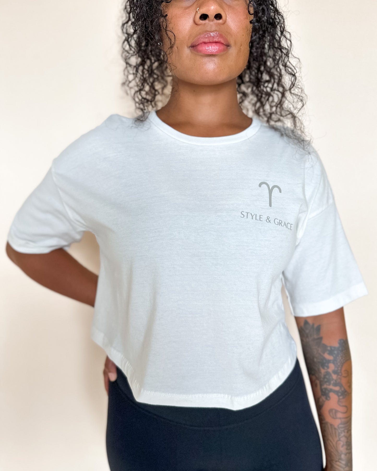 ARIES SZN CROP TEE