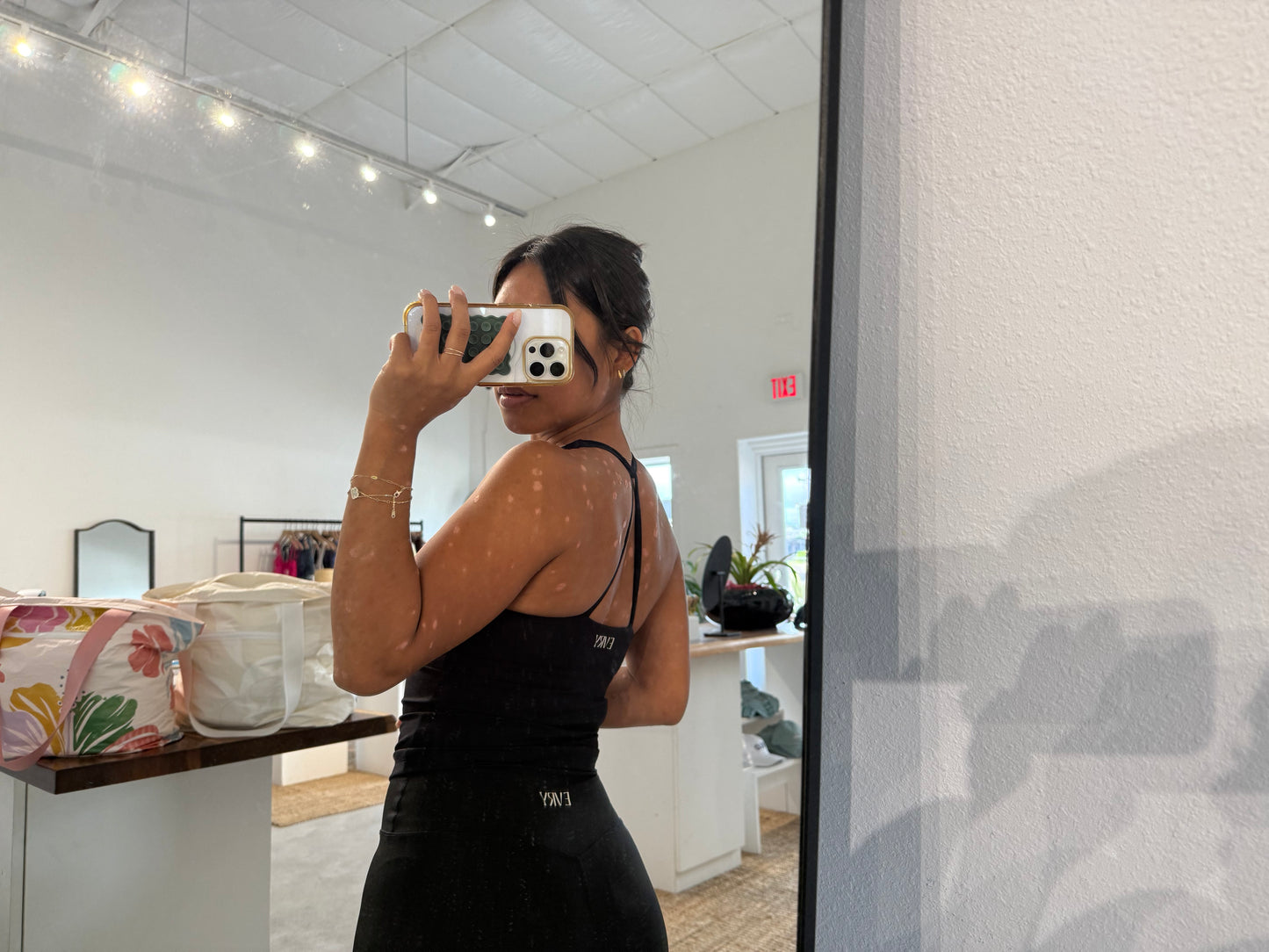 Black Scrunch Tank