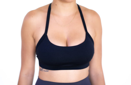 black bb girl halter